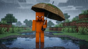 Stickman in the Rain