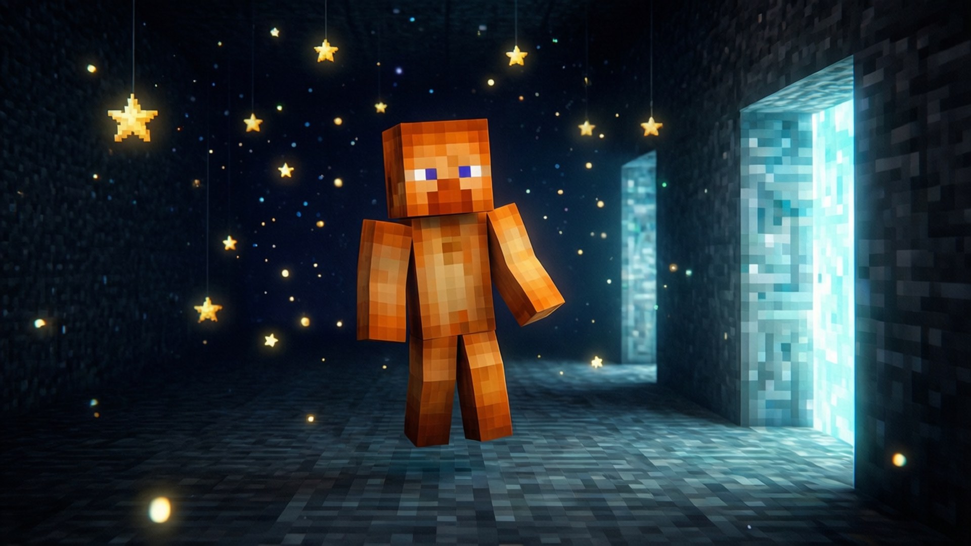 Stickman in the Void by Wallpapers.art Studio