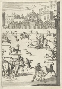 Stierengevecht in een arena