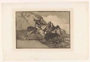 Stierenjacht te paard