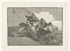 Stierenjacht te paard