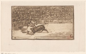 Stierenvechter in een arena