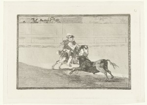 Stierenvechter in een arena