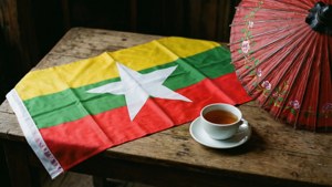 Still Life with Flag