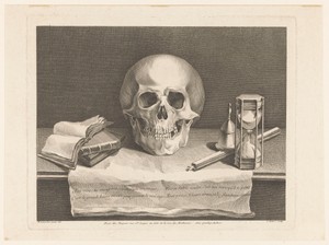 Stilleven met vanitas symbolen