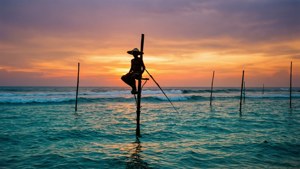Stilt Fisherman's Sunset