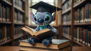 Stitch Bookish Grad
