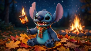 Stitch's Autumn Campfire
