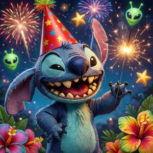 Stitch's New Year Mischief