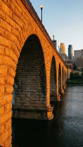 Stone Arch Bridge Golden Hour