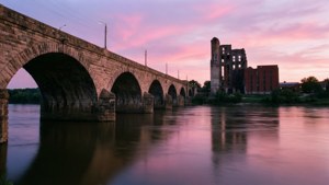 Stone Arch Bridge Twilight