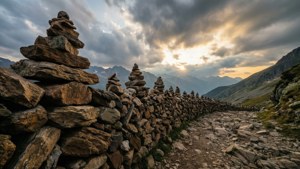 Stone Barrier Mountain Pass