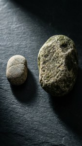 Stone Size Contrast