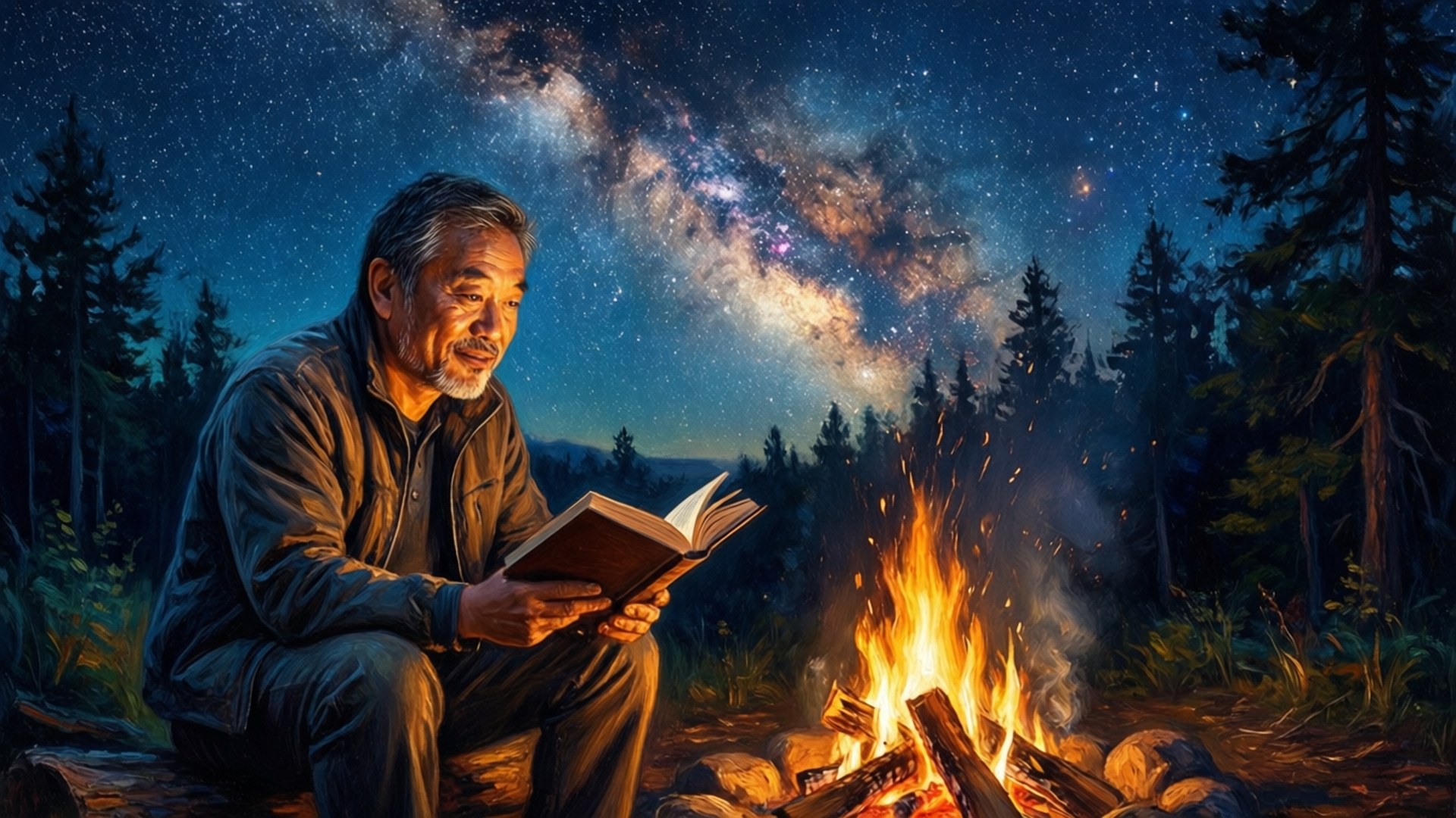 Stories Under the Stars by Wallpapers.art Studio