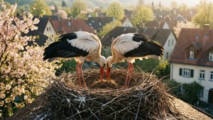 Storks on the Roof