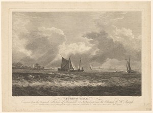 Storm aan de kust