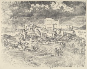 Storm behind the Acropolis
