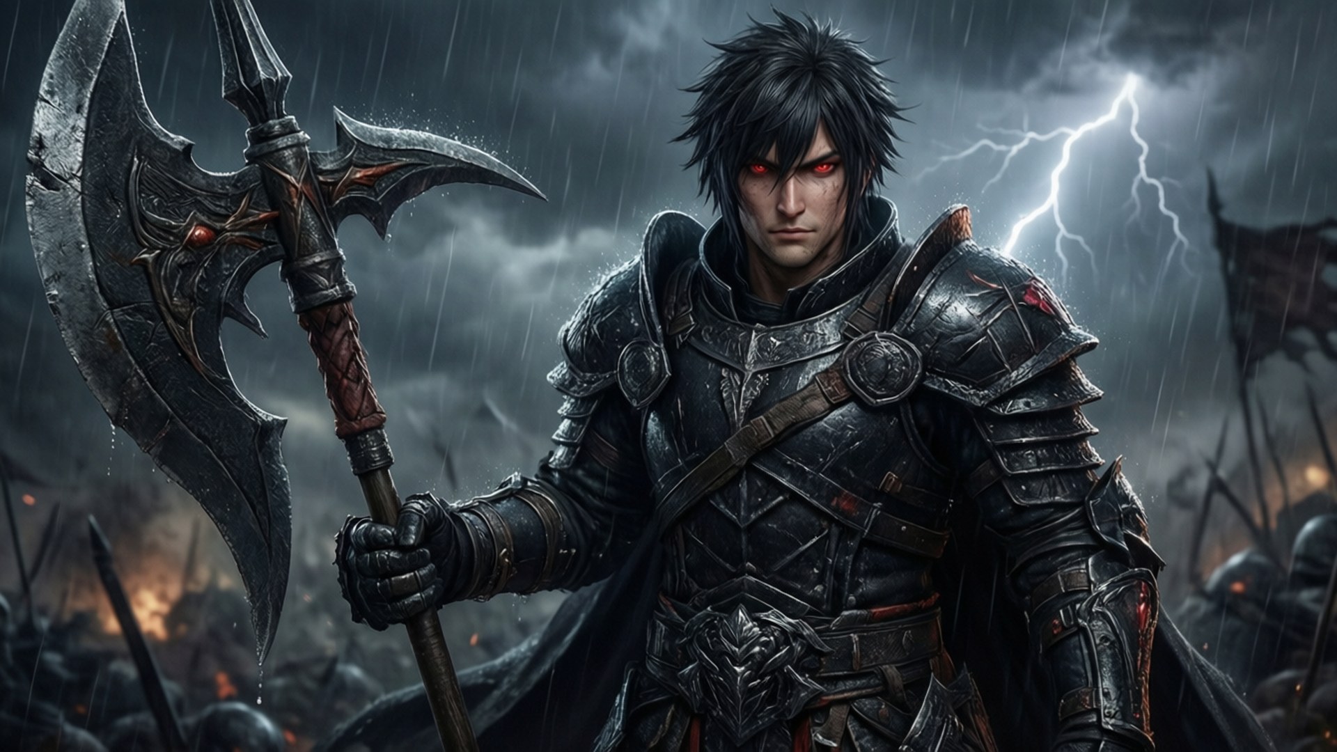 Storm-Born Warrior by Wallpapers.art Studio