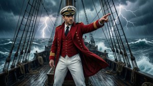 Storm Captain Pointing
