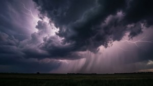 Storm Clouds Lightning Sky