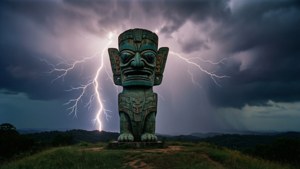 Storm Lightning Moyai