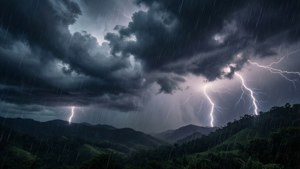 Storm Over Ake Loba