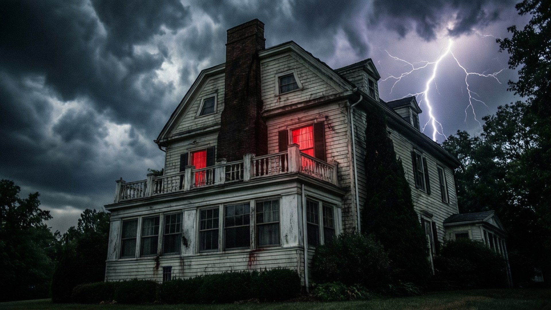 Storm Over Amityville by Wallpapers.art Studio