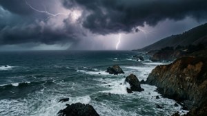 Storm Over Big Sur