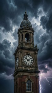 Storm Over Clock Tower