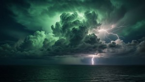 Storm Over Dark Sea