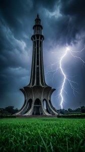Storm Over Minar-e-Pakistan