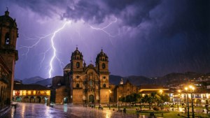 Storm Over Plaza
