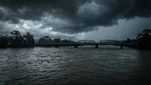 Storm Over River