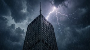 Storm Over Skyscraper