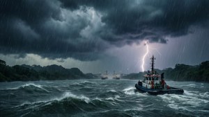 Storm Over the Canal