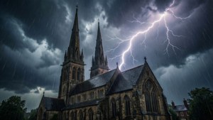 Storm Over Tyn Church