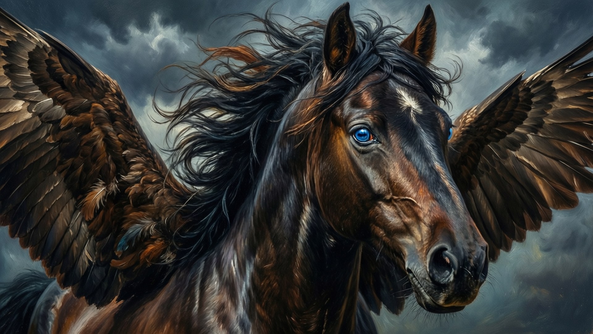 Storm Stallion by Wallpapers.art Studio