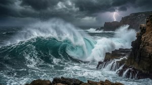 Storm Wave Crash