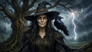 Storm Witch Crow