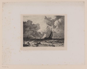 Stormachtige zee