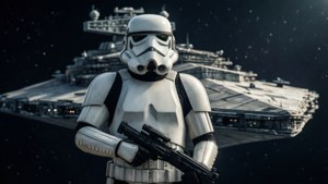 Stormtrooper Before Star Destroyer
