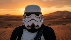 Stormtrooper Sunset Silhouette
