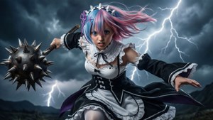Stormy Battle Rem