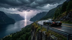 Stormy Cliff