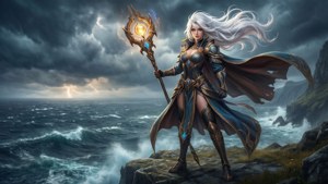 Stormy Cliff Hero