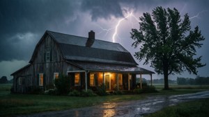 Stormy Farmhouse