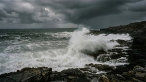 Stormy Grey Seascape