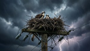 Stormy Nest Osprey