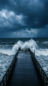 Stormy Pier