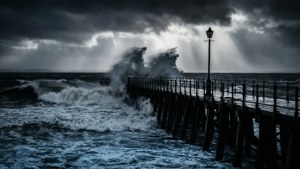 Stormy Pier